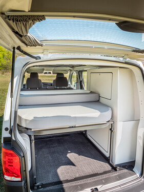 VW T6/5 Bike & Surf Maxi-Bett zum Nachrüsten | Campingausbau T5 & T6 ... VW T6/5 Bike & Surf Maxi-Bett zum Nachrüsten | Campingausbau T5 & T6 ...